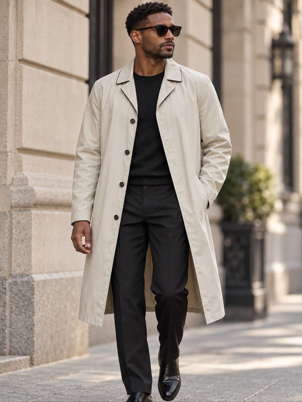 Calvin Klein NWT Men’s Small Lightweight Car Coat Beige